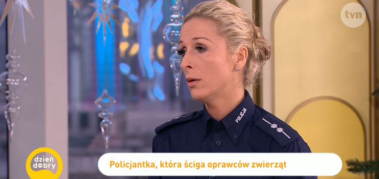 Policjanta z Elblga w Dzie Dobry TVN. ciga oprawcw zwierzt, koledzy mwi o niej Psi Detektyw