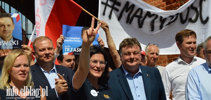 Kampania wyborcza trwa. Prezydenci Gdaska, Sopotu i Elblga zachcali do gosowania na Rafaa Trzaskowskiego