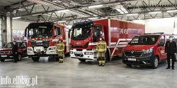 Cztery nowe pojazdy dla elblskich straakw - zobacz zdjcia 