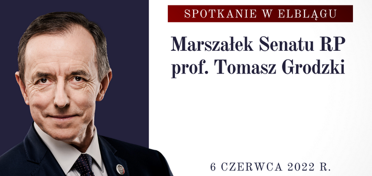 Marszaek Senatu RP odwiedzi Elblg