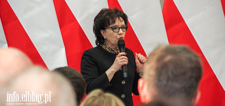 Marszaek Sejmu Elbieta Witek: Trzeba si dogada z wadzami Elblga. Tylko czy wadze Elblga chc usi do stou