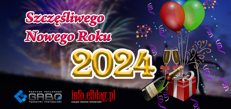 Witamy w Nowym 2024 roku! Wszystkiego najlepszego! 