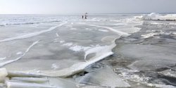 Czterech rybaków utknęło na krze lodowej