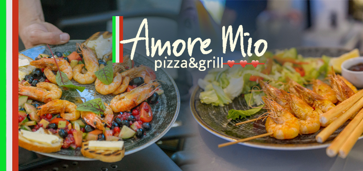 Jedzenie z Amore Mio Pizza&Grill moesz zamwi przez DeliGoo!