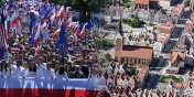 Konkurencyjne marsze zwolennikw Trzaskowskiego i Nawrockiego w Warszawie