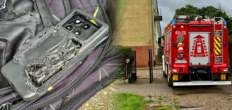 Eksplozja w podstawwce w Braniewie. Wybuch telefon ucznia