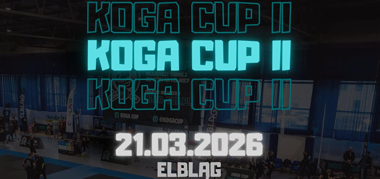 Turniej Jiu Jitsu Koga Cup II w Elblagu. Zapraszamy do hali MOS przy Ko�ciuszki