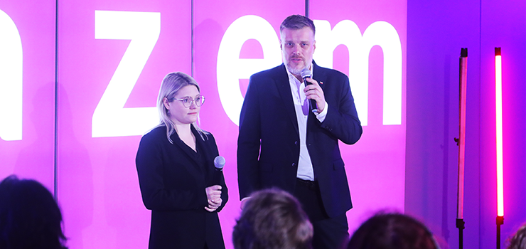 Adrian Zandberg w Elbl�gu. „ Mam du�y �al do ekipy, kt�ra teraz rz�dzi, �e o przysz�o�ci w og�le nie my�l�"