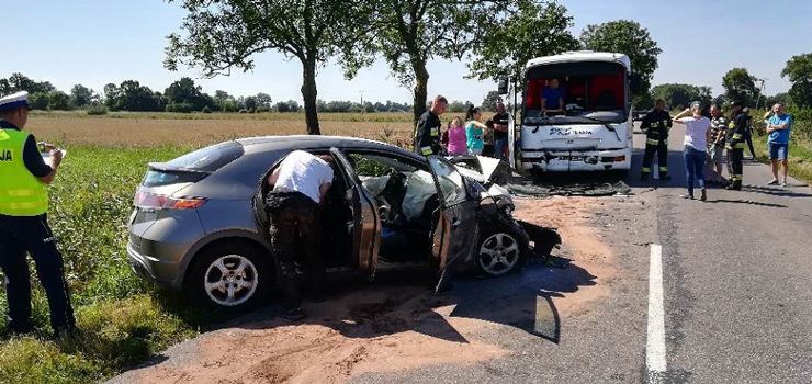 Dwa groźne wypadki na drogach powiatu nowodworskiego w ubiegły weekend