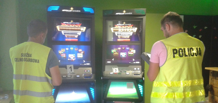 W Nowym Dworze Gdańskim zabezpieczono 9 nielegalnych automatów o wartości 100 tysięcy złotych