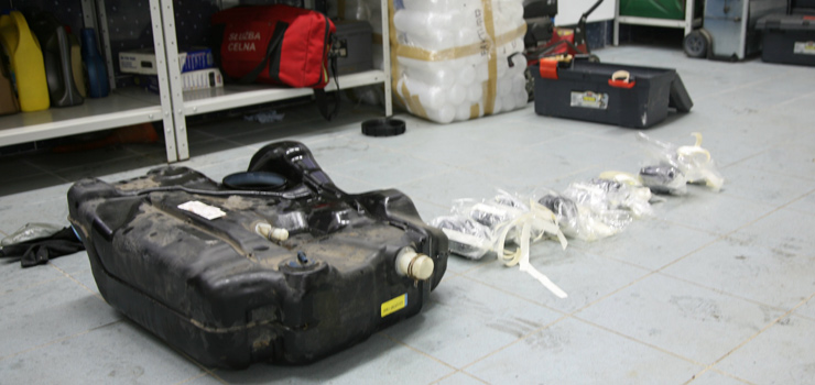 Nowy Dwór Gdański: przewoził 4 tysiące działek amfetaminy w baku