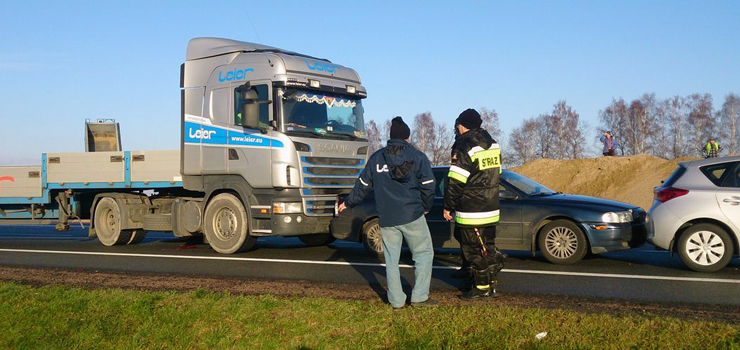 Wypadek z udziaem 4 aut w Kiezmarku. Jedna osoba ranna