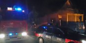 W nocy palił się luksusowy domek w Sztutowie