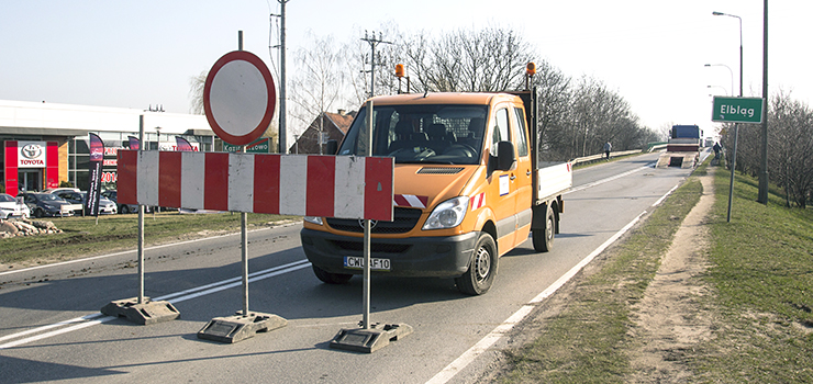 Przez najbliższe 5 miesięcy utrudniony wjazd do Elbląga