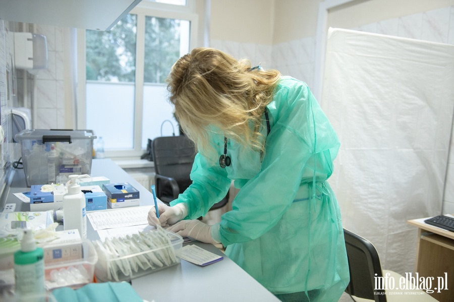Druga tura szczepie personelu medycznego przy Elblskim Szpitalu Specjalistycznym , fot. 28