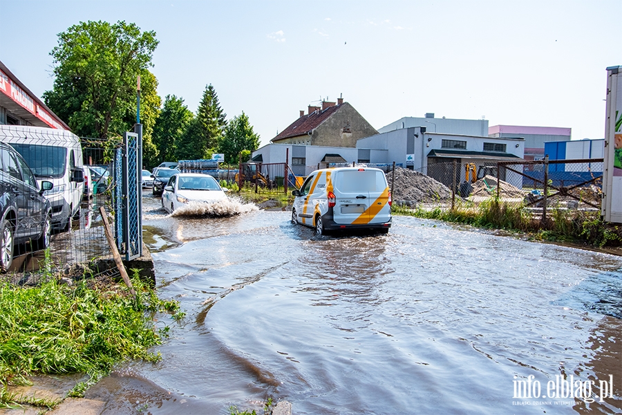 Burza i ulewa nad Elblgiem, fot. 18