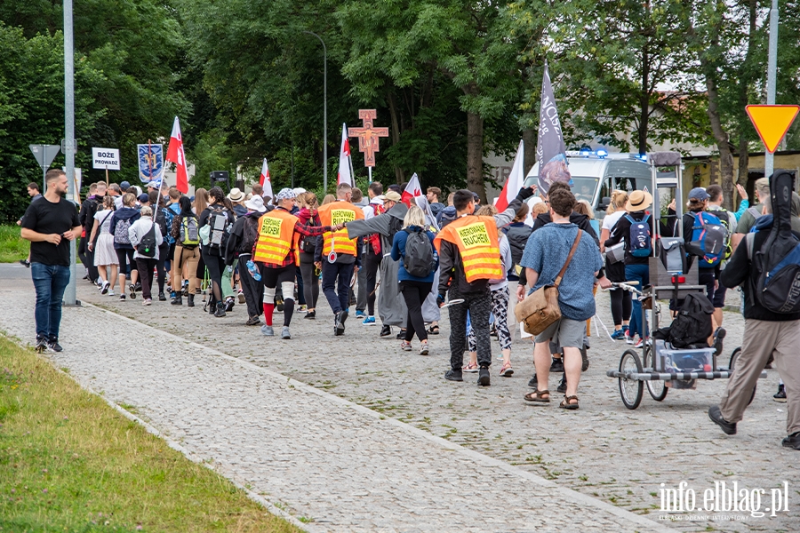 XXX Elblska Pielgrzymka Piesza. Wierni id na Jasn Gr, fot. 29