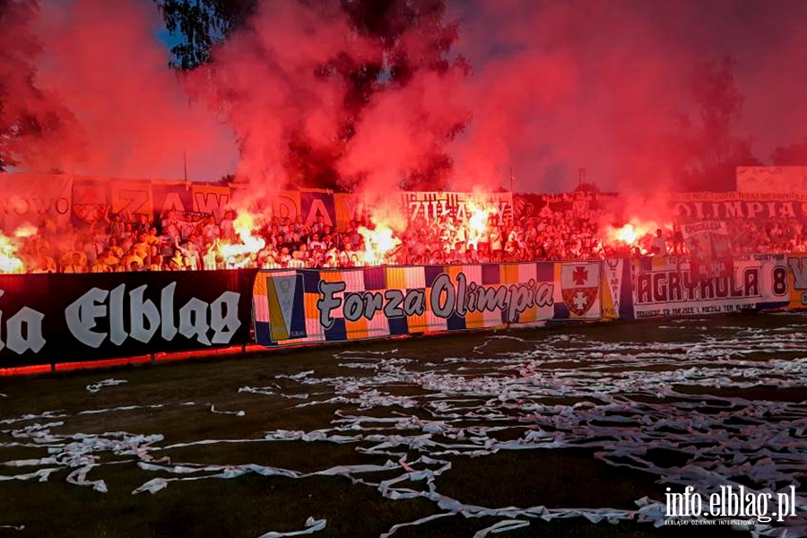 Derby dla Olimpii. Elblanie rozbili Stomil 4:0, fot. 57