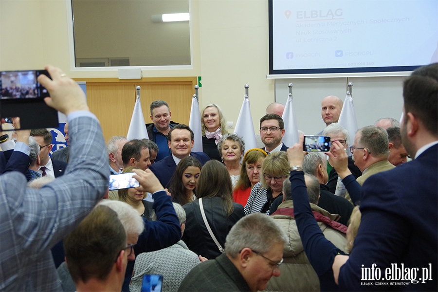 Europose Dominik Tarczyski w Elblgu:Ciesz si, e bya otwarto na dyskusj, fot. 25