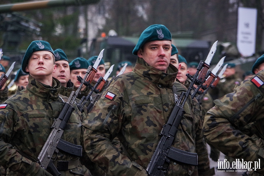 Elblg: Przysiga wojskowa z udziaem ministra Baszczaka, fot. 10