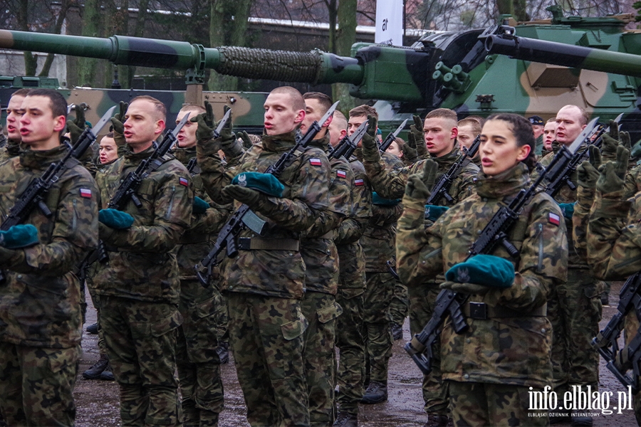 Elblg: Przysiga wojskowa z udziaem ministra Baszczaka, fot. 31