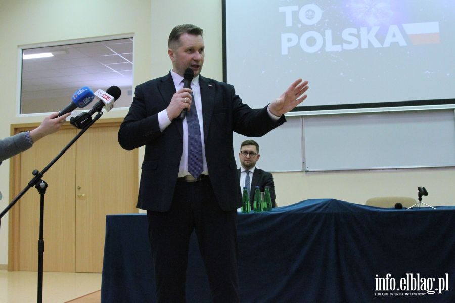 Spotkanie z Ministrem Edukacji Przemysawem Czarnkiem, fot. 28