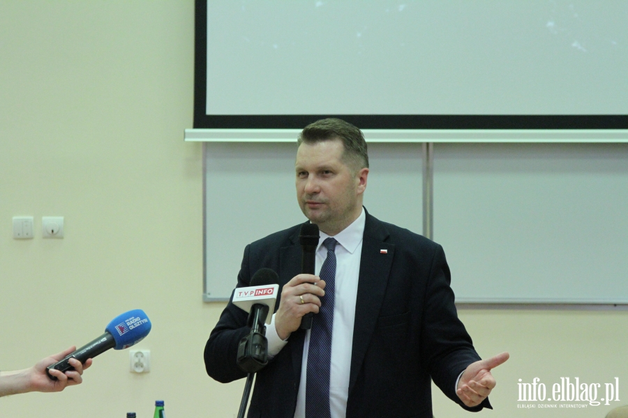 Spotkanie z Ministrem Edukacji Przemysawem Czarnkiem, fot. 38