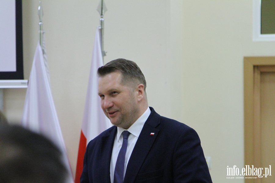 Spotkanie z Ministrem Edukacji Przemysawem Czarnkiem, fot. 5