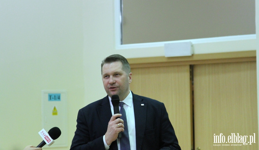Spotkanie z Ministrem Edukacji Przemysawem Czarnkiem, fot. 6