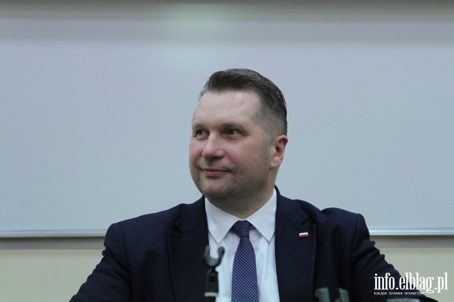 Spotkanie z Ministrem Edukacji Przemysawem Czarnkiem, fot. 42