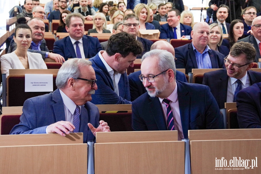  Adam Niedzielski i Przemysaw Czarnek podczas Konferencji Elblg Public Health AMiSNS, fot. 11