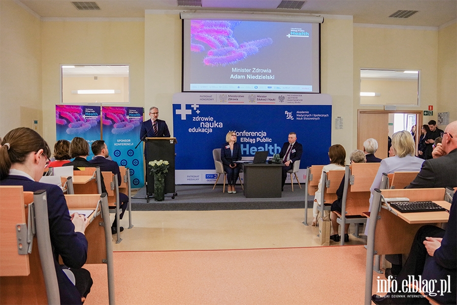  Adam Niedzielski i Przemysaw Czarnek podczas Konferencji Elblg Public Health AMiSNS, fot. 40