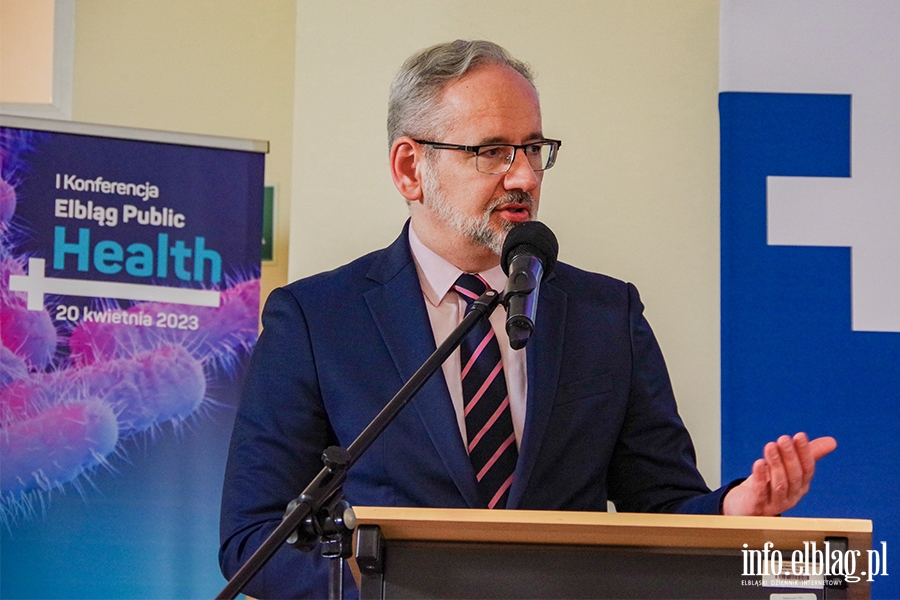  Adam Niedzielski i Przemysaw Czarnek podczas Konferencji Elblg Public Health AMiSNS, fot. 43