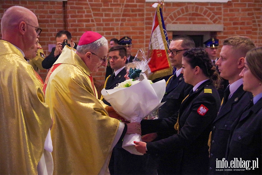 Przekazanie sztandaru i uroczyste otwarcie nowej Komendy Stray Poarnej w Elblgu, fot. 40