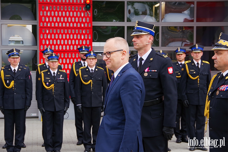 Przekazanie sztandaru i uroczyste otwarcie nowej Komendy Stray Poarnej w Elblgu, fot. 54