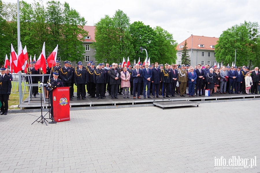 Przekazanie sztandaru i uroczyste otwarcie nowej Komendy Stray Poarnej w Elblgu, fot. 70