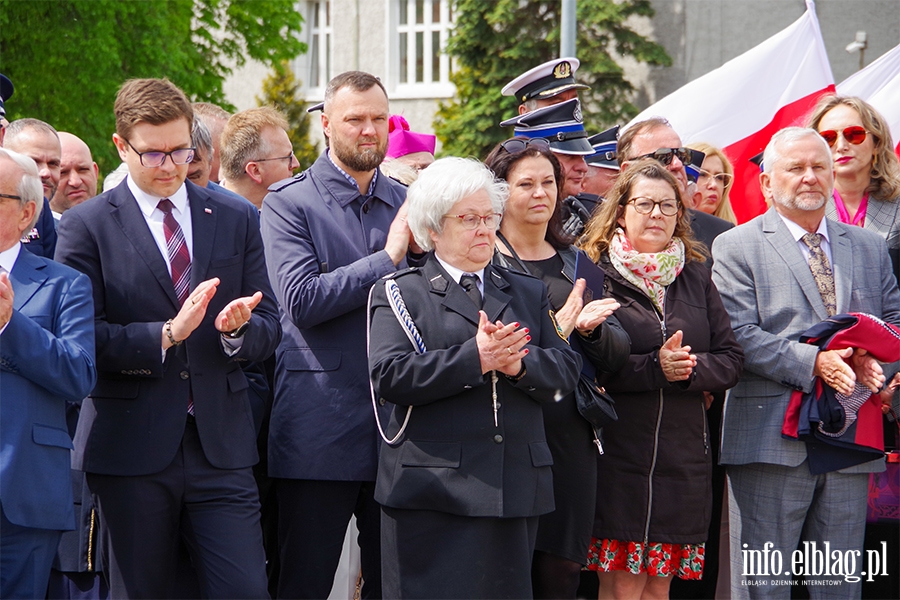 Przekazanie sztandaru i uroczyste otwarcie nowej Komendy Stray Poarnej w Elblgu, fot. 73