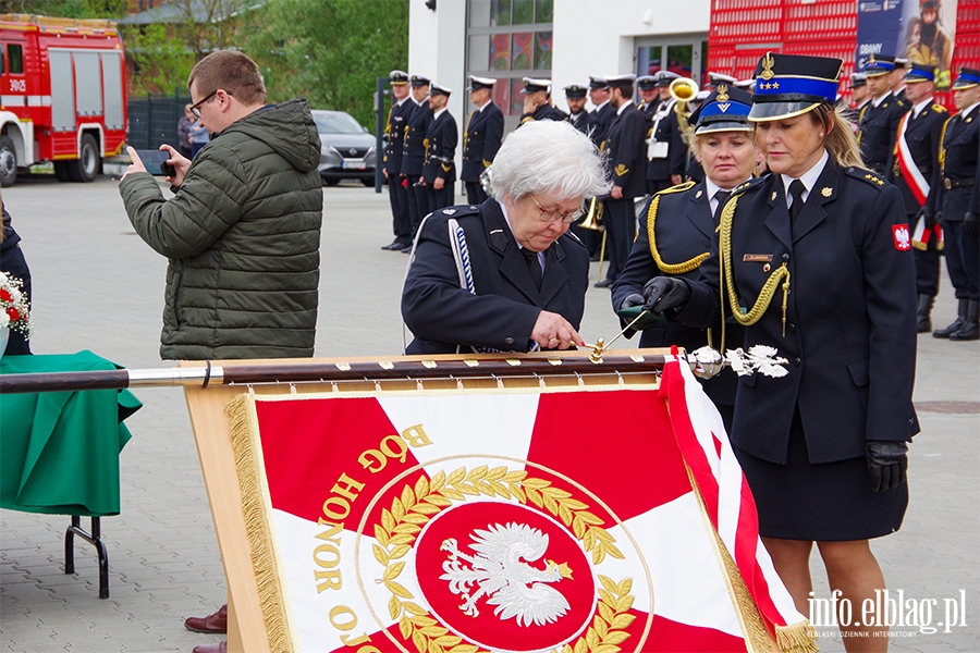 Przekazanie sztandaru i uroczyste otwarcie nowej Komendy Stray Poarnej w Elblgu, fot. 84