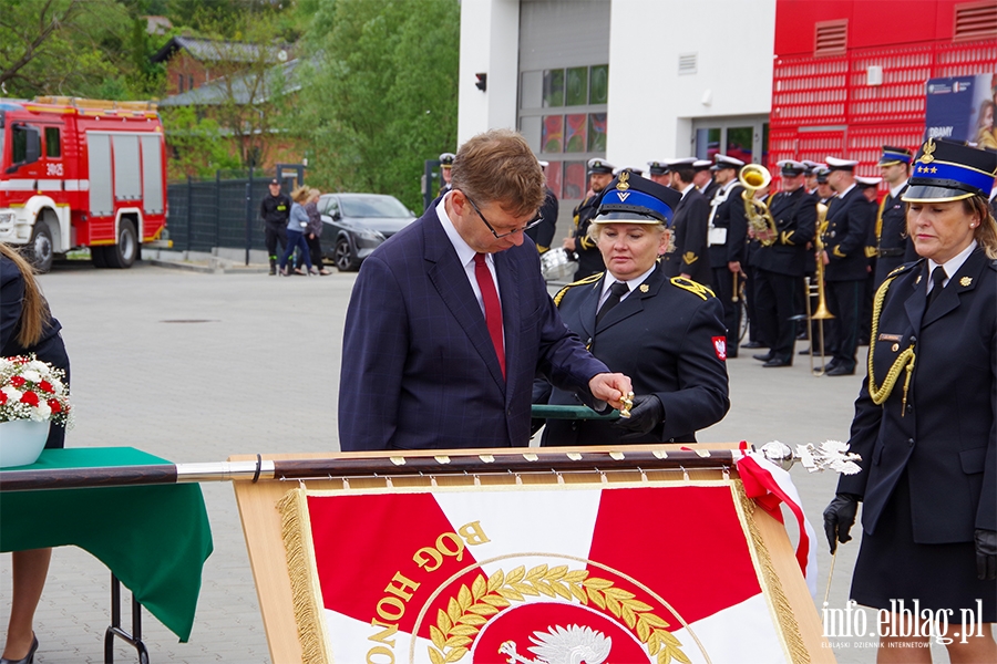 Przekazanie sztandaru i uroczyste otwarcie nowej Komendy Stray Poarnej w Elblgu, fot. 86