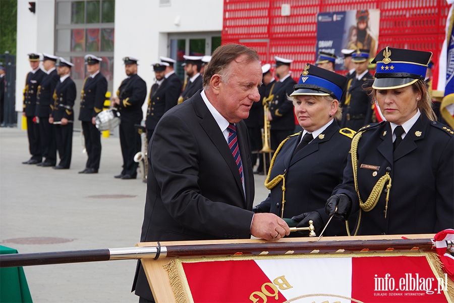 Przekazanie sztandaru i uroczyste otwarcie nowej Komendy Stray Poarnej w Elblgu, fot. 95