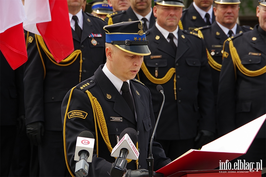 Przekazanie sztandaru i uroczyste otwarcie nowej Komendy Stray Poarnej w Elblgu, fot. 99