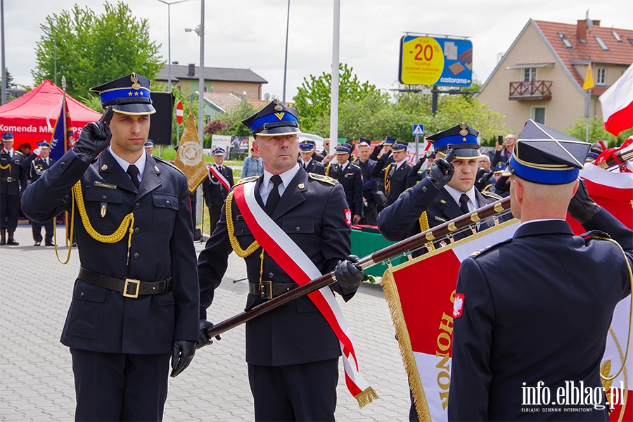 Przekazanie sztandaru i uroczyste otwarcie nowej Komendy Stray Poarnej w Elblgu, fot. 108