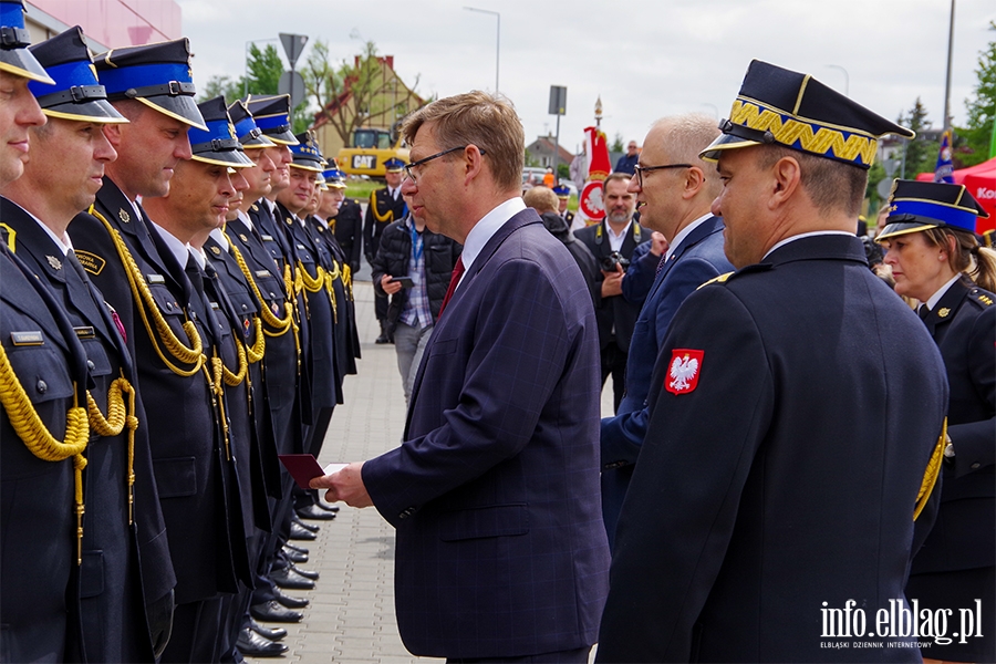 Przekazanie sztandaru i uroczyste otwarcie nowej Komendy Stray Poarnej w Elblgu, fot. 116