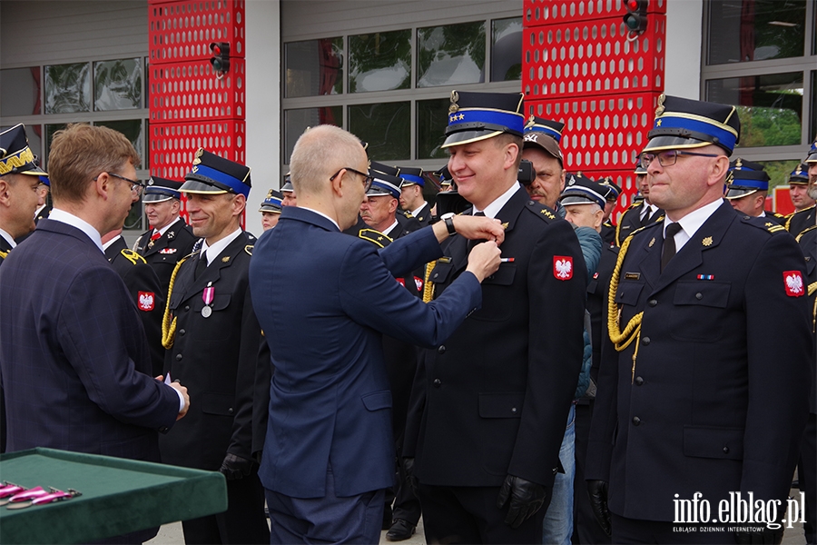 Przekazanie sztandaru i uroczyste otwarcie nowej Komendy Stray Poarnej w Elblgu, fot. 118