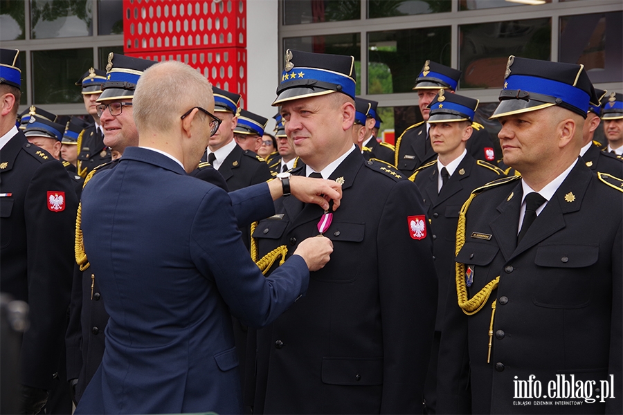 Przekazanie sztandaru i uroczyste otwarcie nowej Komendy Stray Poarnej w Elblgu, fot. 119