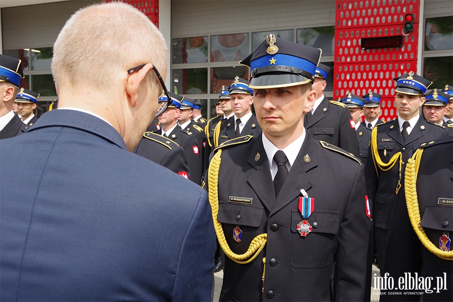 Przekazanie sztandaru i uroczyste otwarcie nowej Komendy Stray Poarnej w Elblgu, fot. 125