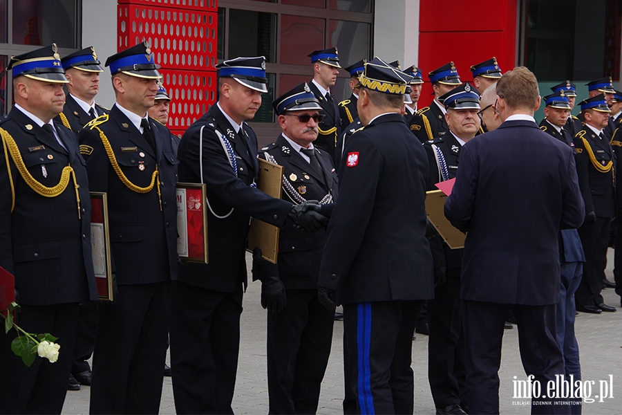 Przekazanie sztandaru i uroczyste otwarcie nowej Komendy Stray Poarnej w Elblgu, fot. 128