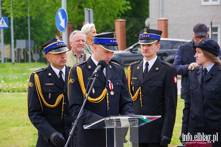 Przekazanie sztandaru i uroczyste otwarcie nowej Komendy Stray Poarnej w Elblgu, fot. 137