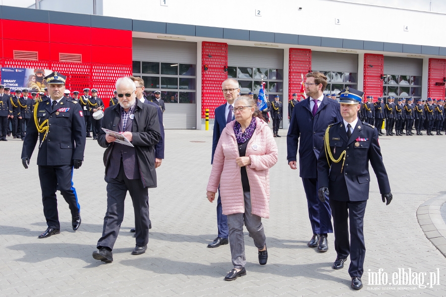 Przekazanie sztandaru i uroczyste otwarcie nowej Komendy Stray Poarnej w Elblgu, fot. 139