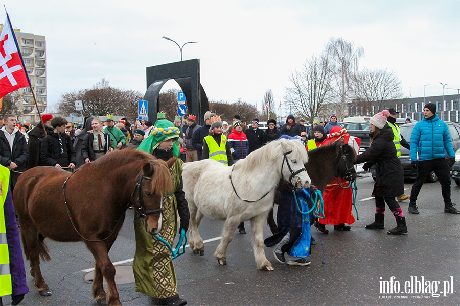 Jaseka w Elblgu. Orszak Trzech Krli przeszed ulicami miasta, fot. 21